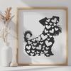 Stunning Sitting Dog Illustration - DXF