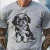 Cute Sitting Shih Tzu - SVG