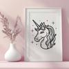 Free Unique Unicorn Vector Image