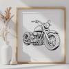 Free Unique Motorcycle Illustration