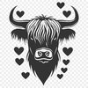 Artistic Cow - Laser Engraver DXF Free Download