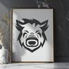 Beautiful Boar Digital Drawing - Free PDF