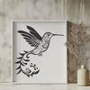 Unique Hummingbird Vector Craft File