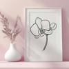 Orchid Digital Drawing In SVG, PNG, PDF And DXF Formats