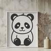 Artistic Panda In PNG For Free Download