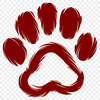 Animal Paw In SVG Format - Free Commercial Use License