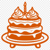 Artistic Cake In SVG - Free Download