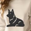 Artistic German Shepherd In SVG & DXF