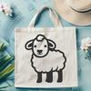 Creative Sheep Printable Image - Free SVG