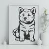 Shiba Inu Vector Image In PNG & SVG - Free Digital Download