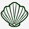 Artistic Seashell Illustration - Free DXF Download