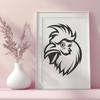 Stunning Chicken - Glowforge SVG