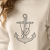 Beautiful Anchor - Nautical SVG