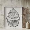 Free Unique Cupcake Artwork PNG - Commercial Use