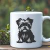 Sitting Morkie Vector Craft File - PDF Free Download