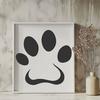 Stunning Paw Print - DXF For Commercial Use