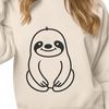 Beautiful Sloth - Cricut PNG