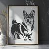 Artistic Corgi - Sublimation PDF Free Download