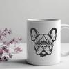 French Bulldog Decal In SVG, PNG, PDF And DXF Formats