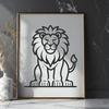 Beautiful Lion Clip Art In PNG For Free Download