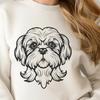 Unique Shih Tzu Image DXF - Free Download