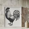 Stunning Rooster Vector Art