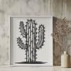 Stunning Cactus Vector Image