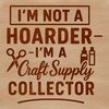 Crafting Humor A humorous quote about crafting in a clean vector design format.