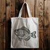 Artistic Fish Vector Craft File In DXF For Free Download