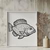 Fish DXF For Download - Free Commercial Use License