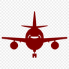 SVG design of a plane with detailed silhouette and aerodynamic features.