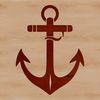 Nautical Anchor Silhouette SVG An illustration of a set of nautical anchors in a simple silhouette style.