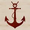 Nautical Silhouettes A set of stylized anchor silhouettes against a simple background.