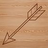 Vector arrow file for Cricut and laser cutting projects