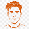 Free SVG Clipart Illustration of a Man A vector illustration of a male figure in simple design.