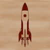 Beautiful Rocket Ship Design Vector Art A digital illustration of a futuristic rocket ship soaring through outer space.