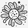Microscopic illustration of a single bacterium cell with detailed structure.