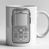 High-tech mobile phone design vector illustration in SVG format