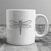 Detailed Dragonfly Vector Illustration Vector illustration of a dragonfly with detailed wings and body.