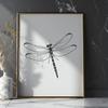 Stylized Dragonfly Vector Art A stylized dragonfly design suitable for cutting or laser engraving.