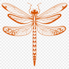Dragonfly in Flight SVG Illustration A colorful illustration of a dragonfly in flight, suitable for vector design and commercial or personal use.