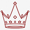 Regal Illustration Vector design illustration of a crown with intricate details, suitable for digital use.