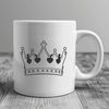 Regal Emblem A digital illustration of a stylized royal crown, designed as vector art for flexible editing and scaling.