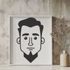 SVG Graphic Man Icon A simple SVG graphic representation of a man.