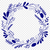 Floral Wreath Design Made with Vector Graphics A computer-generated wreath illustration made using SVG technology.