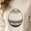 Vibrant Easter Egg SVG Graphics A digital vector illustration of a colorful Easter egg.