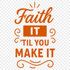 Uplifting Faith Quotes SVG Design A collection of inspiring faith quotes in a clean and modern design.