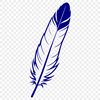Free Vector Feather Clip Art A detailed illustration of a feather with clean lines and smooth edges, suitable for digital design and cutting.