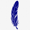 A delicate feather illustration suitable for vector art projects.