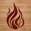 Flame Graphic Design Vector A flame graphic in a vector format, suitable for cutting machines or laser cutting tools.